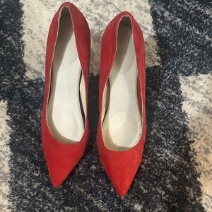 Elegant Red Women's Heels